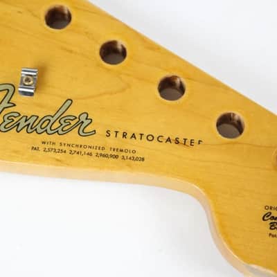RARE 1989 Vintage Fender American Stratocaster Neck Birds Eye Maple 1980s USA image 13