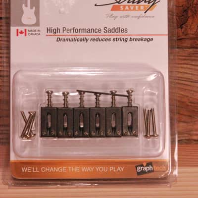 Graph Tech String Saver Originals Strat & Tele Style Saddles 2 3/16" String Spacing (PS-8000-F0) image 1
