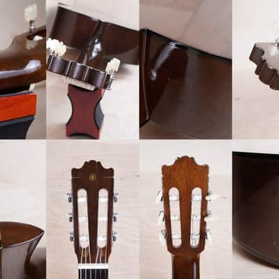 Yamaha C-150 Classical Guitar MIJ 1976 Natural Solid Spruce Top Vintage Made in Japan w/ Hard Case image 23