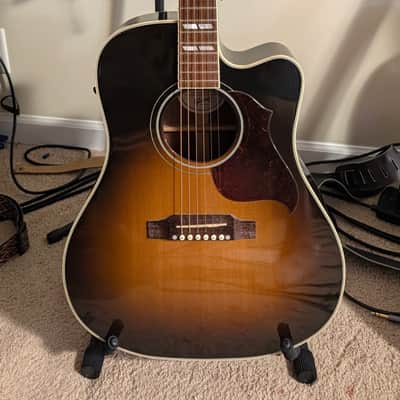 Gibson Hummingbird Pro 2009 Vintage Sunburst and Tonewood Amp image 12
