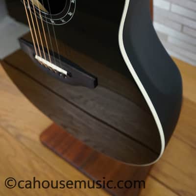 Ovation Pro Series 2771AX-5-G Balladeer Acoustic Electric Guitar - Black image 7