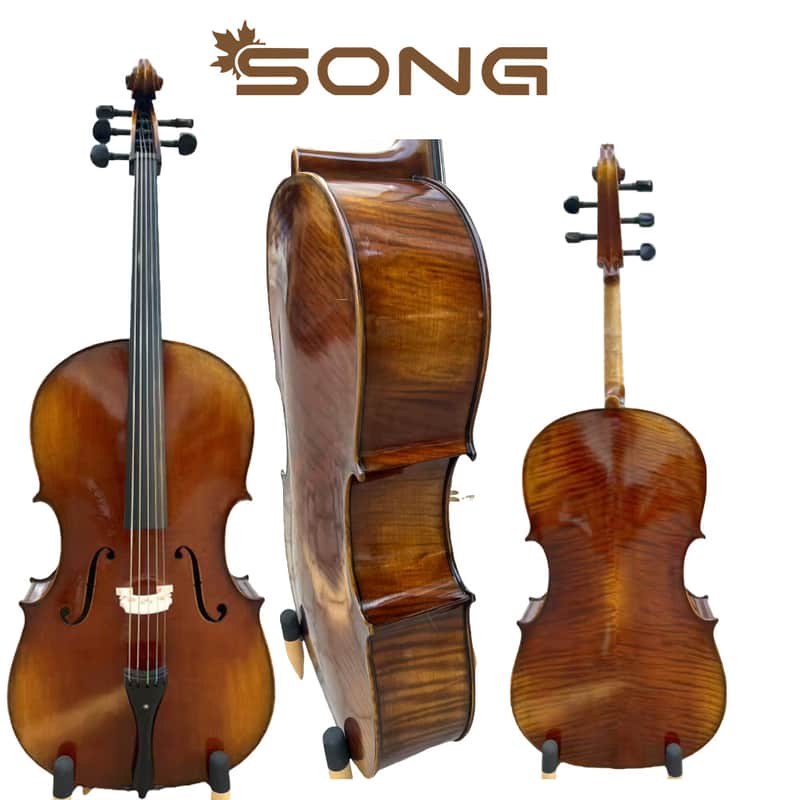 Copy sleeping 5 string Cello, Master Sound , Professional 4/4 Cello, Spirit Varnish image 1