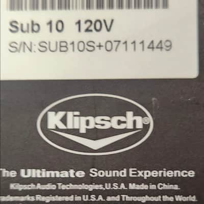 Klipsch Sub-10 Powered 10” Subwoofer image 6