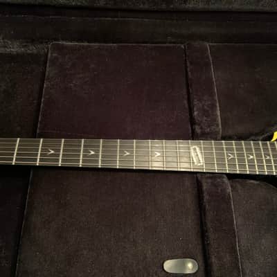 2007 Dean Dime Signature Razorback V 255 Black Yellow image 4
