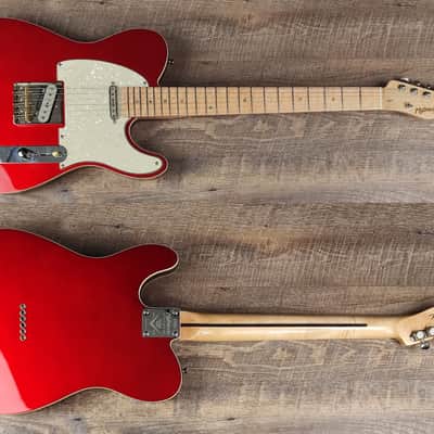 MyDream Partcaster Custom Built - Candy Apple Red Tele Tapped A5/A2 Pickups image 1