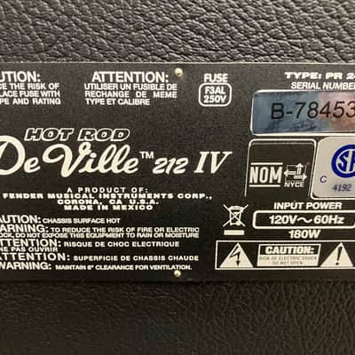 Fender Hot Rod DeVille 212 IV - black image 4