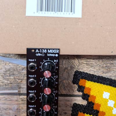 Doepfer A-138bV "EXP" Mixer with Logarithmic Pots Vintage Edition - Black image 5