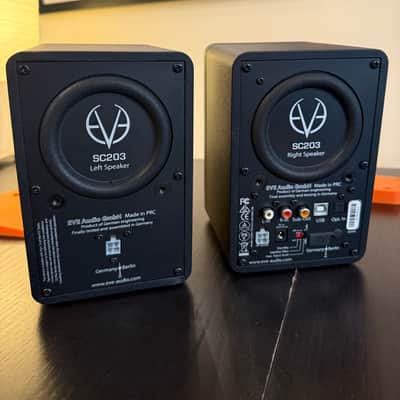 Eve Audio SC203 3" Active Studio Monitors (Master/Slave Pair) 2015 - Present - Black image 4