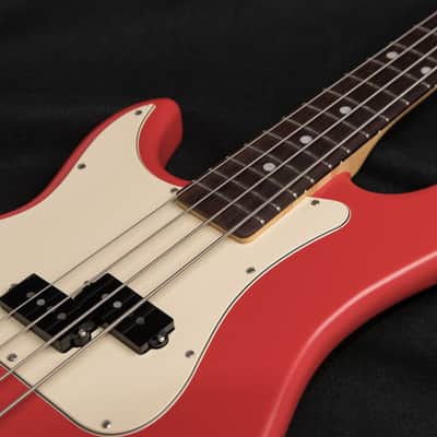 G&L LB-100 Bass Fullerton Red w/ Satin Frost Left Handed image 3