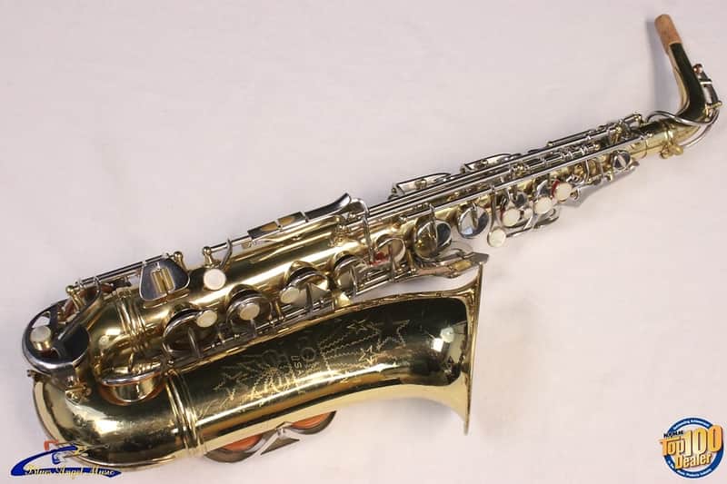 Vintage 1968 Conn Shooting Star Alto Saxophone, HFC, Good