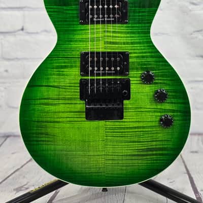 ESP LTD AS-1 Alex Skolnik 6 String Floyd Rose Electric Guitar Lime Burst image 2