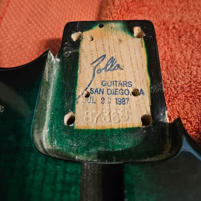 Zolla guitar body MIUSA 80's image 9