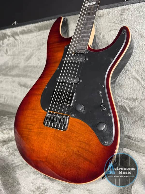 ESP E-II SN-III Hardtail w/Case - Tiger Eye Sunburst
