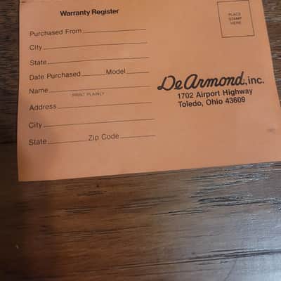 Vintage Dearmond "Bug" pickups model 800/700 1940-60s - owned by Bill Thacker image 16
