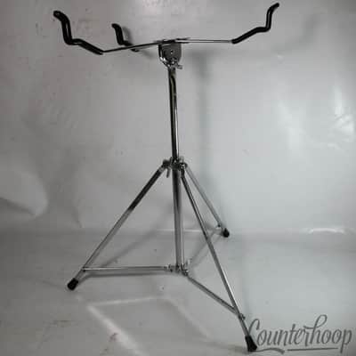 Slingerland Snare Drum Stand Niles,IL Top Basket+Single-Braced Vintage60s Chrome image 1