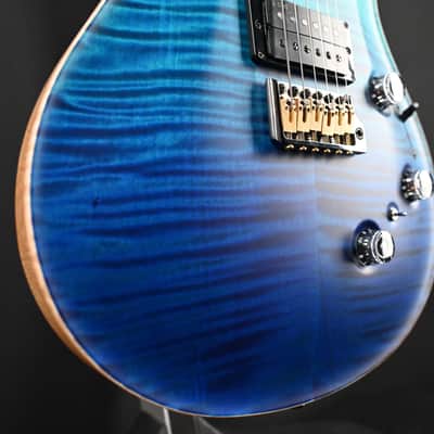 PRS Wood Library Custom 24 Piezo 10-Top Blue Fade #067 image 12