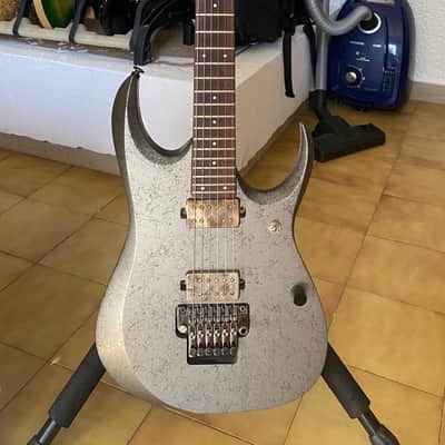 Ibanez RGD2120Z Prestige 2011 BK Aftermath set /original pickups/OHSC/Rare Silver Cobweb Finish image 1