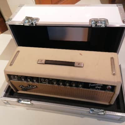 CUSTOM Flightcase for FENDER Tremolux / Bandmaster / Bassman HEAD 2000’s - White image 2