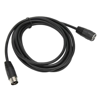 5-pin MIDI Keyboard Extension Cable, Male to Female Convenient PVC 5-pin MIDI Extension Cable for Synthesizer for MIDI Guitars image 1