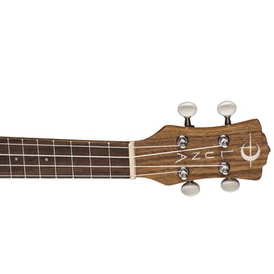 Luna Flamed Acacia Soprano Uke w/Gigbag image 2