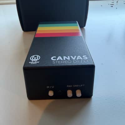 Walrus Audio Canvas Stereo Dual Line Isolator Direct Box 2022 - Present - Black w/ Rainbow Graphic image 4
