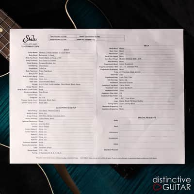 Suhr Modern T Custom - Trans Teal Burst image 14