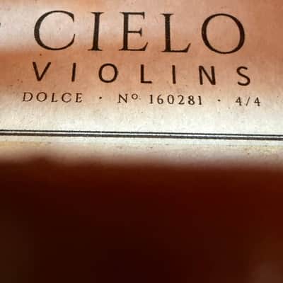 Cielo Dolce 4/4 Violin SN: 160281 With Case and Bow image 12