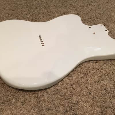 Squier Affinity Jazzmaster HH 2018 Artic White Loaded Body - Minor Issues, Like New, Bonus Saddles image 9