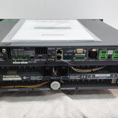 Electro/Voice (Dynacord)  Model  P-3000-RL  Power Amp  2x 750 Watts 8Ω, Precision Series Power Amplifier,In good condition, Made in Germany image 4