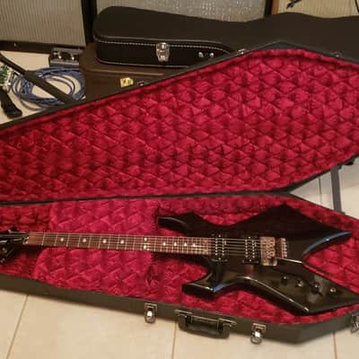 LEFTY BC Rich NJ Warlock Electric Guitar Floyd Rose NJ Series Gloss Black left image 7