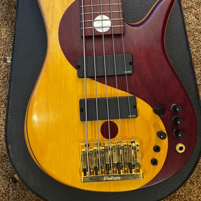 Fodera Monarch Deluxe 5 string bass guitar Yin Yang image 4