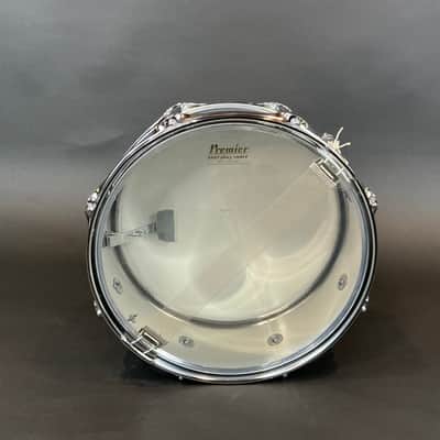 1970s Premier Chrome over Steel 8 Lug Snare Drum 5x14 image 13