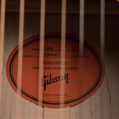 Gibson Dove Original Antique Natural 5.0 #22004065 image 20