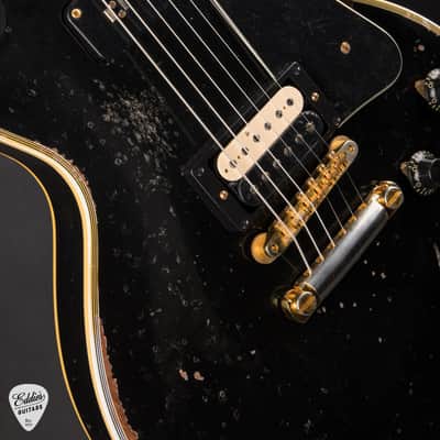 Gibson Custom Shop Limited Edition 1954 Les Paul Custom Reissue Heavy Aged Ebony #46321 image 13