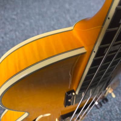2015 D'ANGELICO EX-BASS - AMBER TIGER FLAME W/OHSC image 17