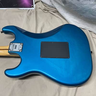 Kramer USA Pacer Deluxe Guitar R2 nut 1980s Blue image 16