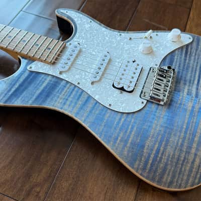Suhr Standard Plus Trans Blue Denim Slate Roasted Maple Neck SSCII 90946 image 7