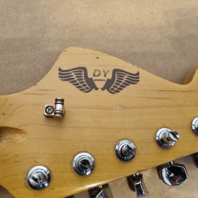 DY Guitars Reverse Reliced 70's Stratocaster Strat Neck Fender Tuners SS frets image 14