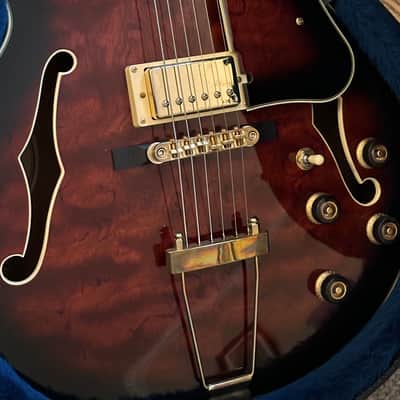 Ibanez AF95FB-DBS Artcore Expressionist-Dark Brown Sunburst image 2