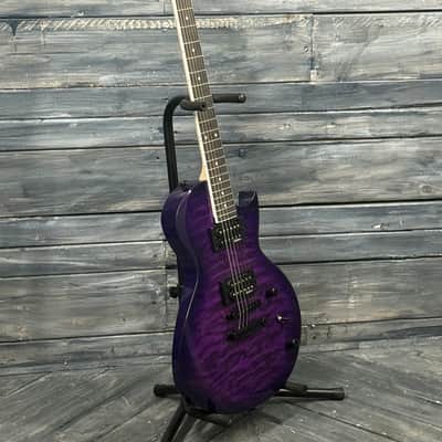 Jackson JS Series JS22Q SC Monarkh with Amaranth Fretboard 2019 - Present - Transparent Purple Burst image 3