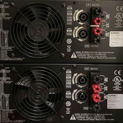 ( PAIR ) QSC RMX5050a RMXa Series Rack-Mounted Power Amp 2010s - Black image 3