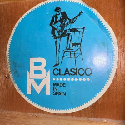 BM Barnes & Mullins Clasico Classical Acoustic Guitar Made in Spain 1960’s-1970’s image 5
