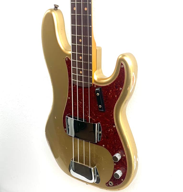 Fender Custom Shop LTD '62 Precision Bass Relic - Aged Aztec | Reverb