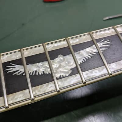 B.C. Rich Eagle DLX 00's Archtop See Thru Red image 21