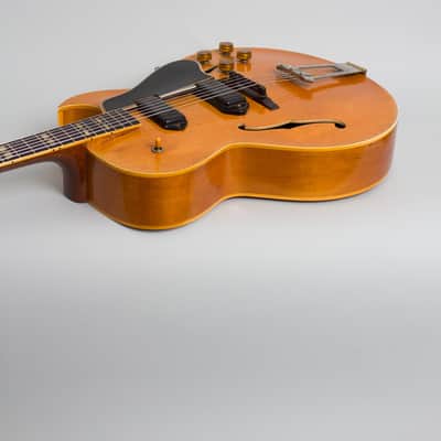 Gibson  ES-175DN Arch Top Hollow Body Electric Guitar (1954), ser. #X8846-19 (FON), brown tolex hard shell case. image 7