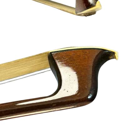 Vintage Fine 4/4 French Violin Bow – PRS Stamped – Jean Pierre Marie Persoit&Case - Silver Winding - 61 gr., 74.5 cm.-FREE Shipping - Videos image 4