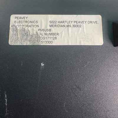 Peavey PV 6 USB Mixer – Untested – No Power Supply image 3
