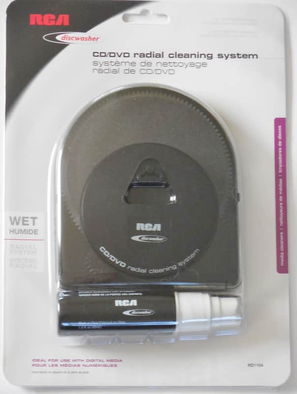RCA Discwasher RD1104 CD and DVD Radial Cleaning System image 1