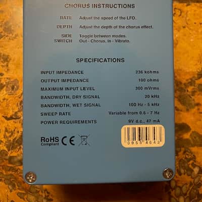 JHS Ross Chorus 2023 - Blue (with Battery Clip Added!) image 3