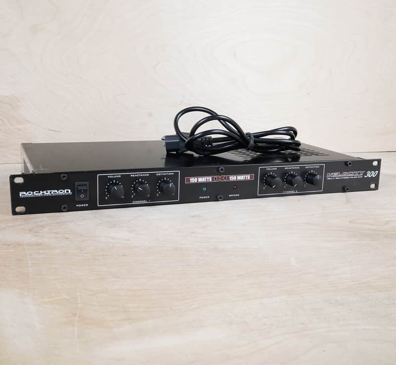 Rocktron Velocity 300 Rackmount Stereo Power Amp or Dual Mono image 1